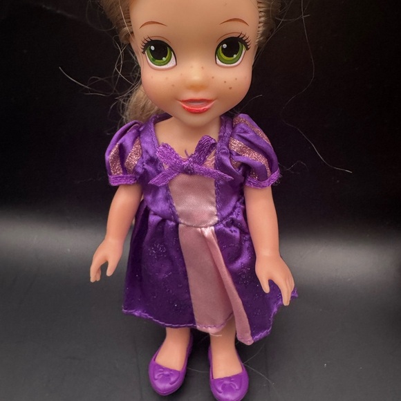 Disney My First Princess Mini Doll Rapunzel Flynn Ryder With Outfits EUC  Rare - Picture 4 of 9
